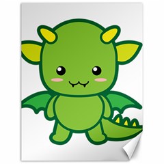 Kawaii Dragon Canvas 12  X 16  