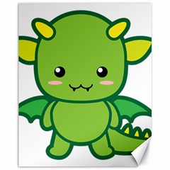 Kawaii Dragon Canvas 11  X 14   by KawaiiKawaii