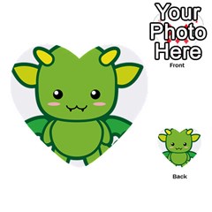 Kawaii Dragon Multi-purpose Cards (heart)  by KawaiiKawaii