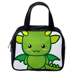 Kawaii Dragon Classic Handbags (one Side)