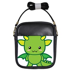 Kawaii Dragon Girls Sling Bags