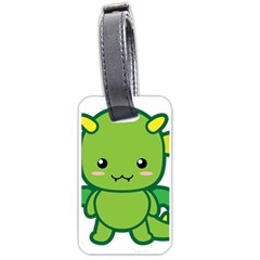 Kawaii Dragon Luggage Tags (one Side)  by KawaiiKawaii