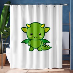 Kawaii Dragon Shower Curtain 60  X 72  (medium)  by KawaiiKawaii