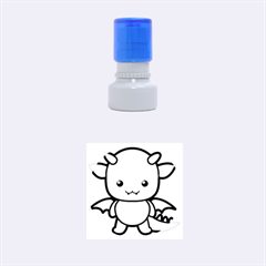 Kawaii Dragon Rubber Round Stamps (small) by KawaiiKawaii