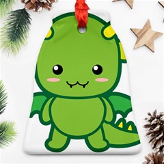 Kawaii Dragon Bell Ornament (2 Sides)