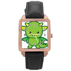 Kawaii Dragon Rose Gold Watches by KawaiiKawaii