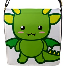 Kawaii Dragon Flap Messenger Bag (s)