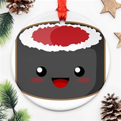 Kawaii Sushi Ornament (round) 