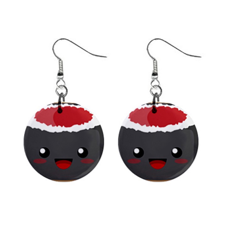 Kawaii Sushi Mini Button Earrings