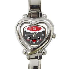 Kawaii Sushi Heart Italian Charm Watch