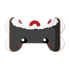 Kawaii Sushi Dog Tag Bone (two Sides)