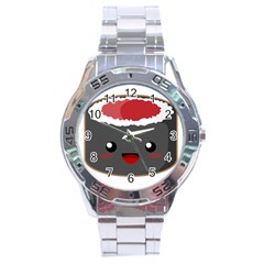 Kawaii Sushi Stainless Steel Men s Watch