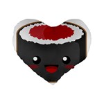 Kawaii Sushi Standard 16  Premium Heart Shape Cushions Front