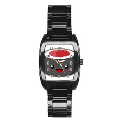 Kawaii Sushi Stainless Steel Barrel Watch