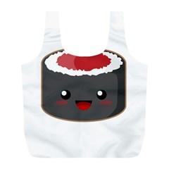 Kawaii Sushi Full Print Recycle Bags (l) 