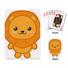 Kawaii Lion Playing Card by KawaiiKawaii