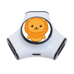 Kawaii Lion 3-port Usb Hub