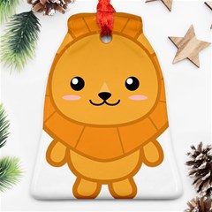 Kawaii Lion Bell Ornament (2 Sides)