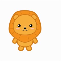 Kawaii Lion Small Garden Flag (two Sides)