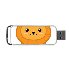 Kawaii Lion Portable Usb Flash (two Sides)