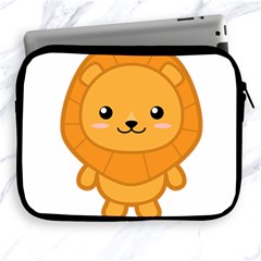 Kawaii Lion Apple Ipad 2/3/4 Zipper Cases