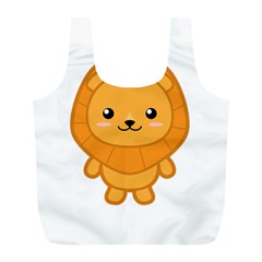 Kawaii Lion Full Print Recycle Bags (l)  by KawaiiKawaii