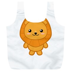 Kawaii Lion Full Print Recycle Bags (l)  by KawaiiKawaii