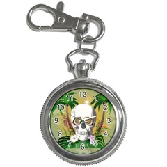 Funny Skull With Sunglasses And Palm Key Chain Watches