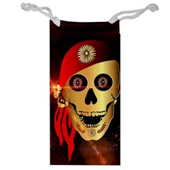 Funny, Happy Skull Jewelry Bags