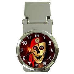 Funny, Happy Skull Money Clip Watches