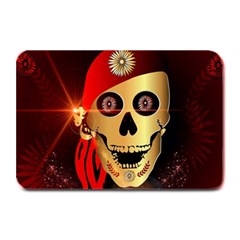 Funny, Happy Skull Plate Mats