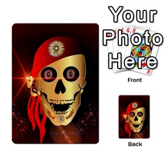 Funny, Happy Skull Multi-purpose Cards (rectangle)  by FantasyWorld7