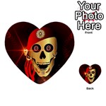 Funny, happy skull Multi-purpose Cards (Heart)  Front 1