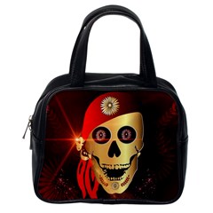 Funny, Happy Skull Classic Handbags (one Side)