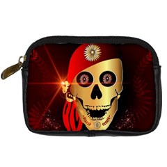 Funny, Happy Skull Digital Camera Cases