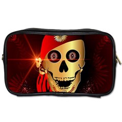 Funny, Happy Skull Toiletries Bags