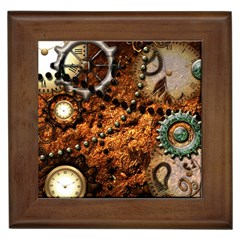 Steampunk In Noble Design Framed Tiles