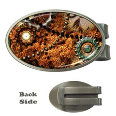 Steampunk In Noble Design Money Clips (oval) 