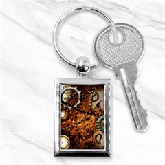 Steampunk In Noble Design Key Chains (rectangle) 