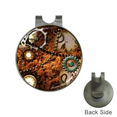 Steampunk In Noble Design Hat Clips With Golf Markers