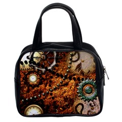 Steampunk In Noble Design Classic Handbags (2 Sides) by FantasyWorld7