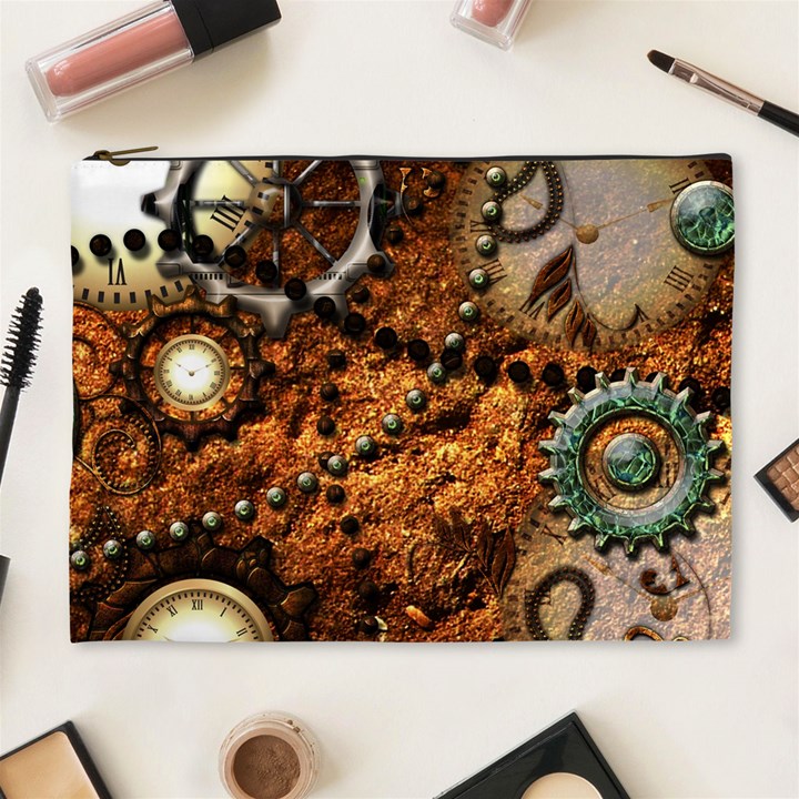 Steampunk In Noble Design Cosmetic Bag (XL)