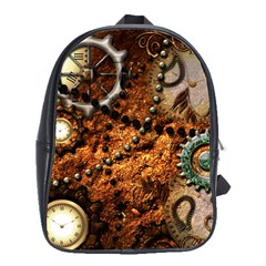 Steampunk In Noble Design School Bags(large)  by FantasyWorld7