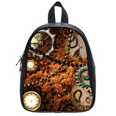 Steampunk In Noble Design School Bags (small) 