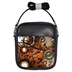 Steampunk In Noble Design Girls Sling Bags