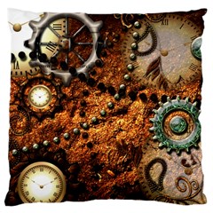 Steampunk In Noble Design Large Cushion Cases (one Side) 