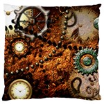 Steampunk In Noble Design Large Cushion Cases (One Side)  Front