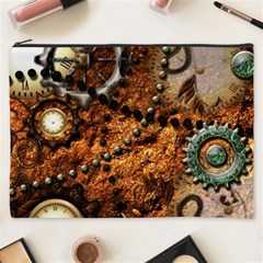 Steampunk In Noble Design Cosmetic Bag (xxxl) 