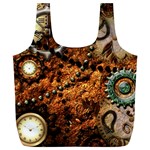 Steampunk In Noble Design Full Print Recycle Bags (L)  Front