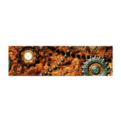 Steampunk In Noble Design Satin Scarf (oblong)